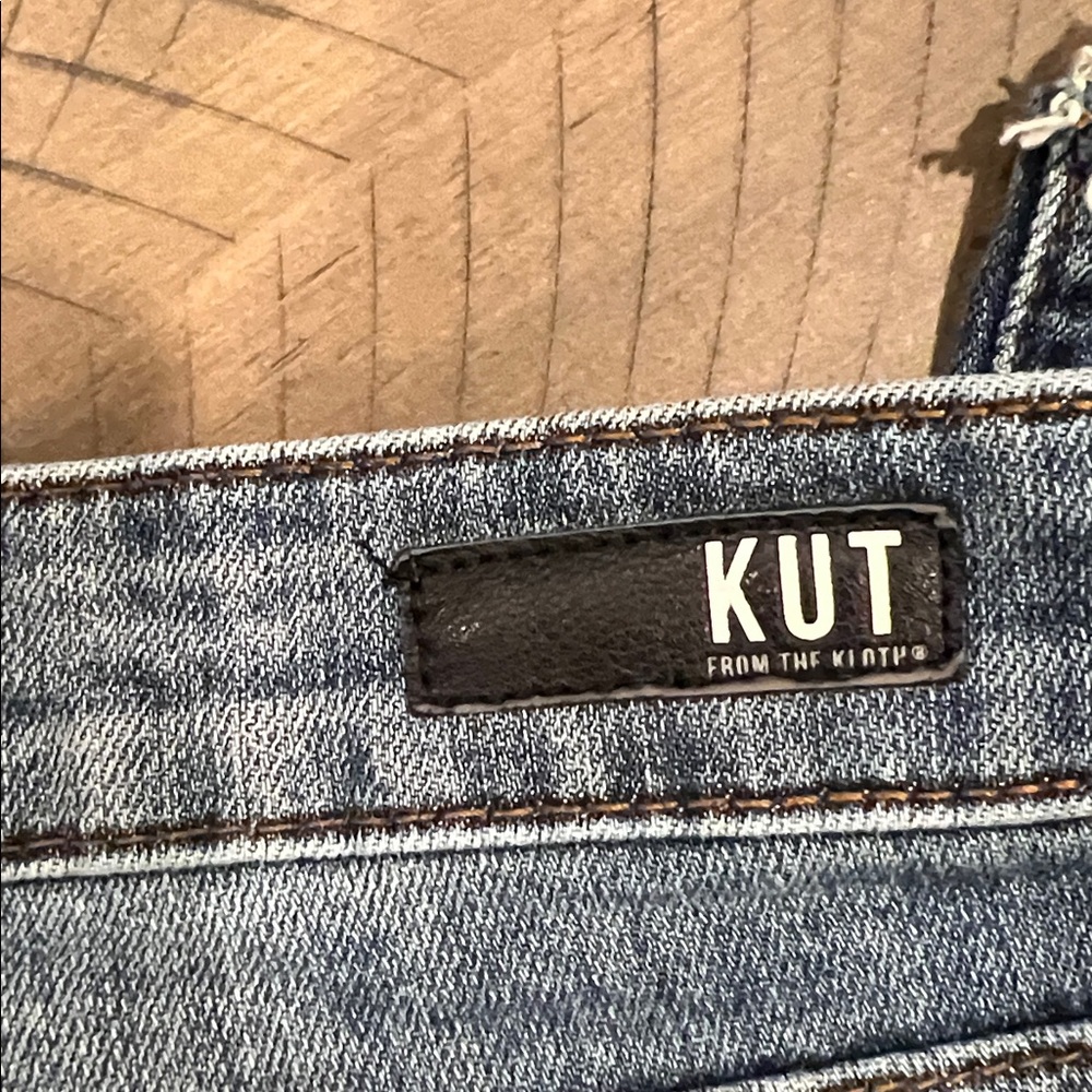 Kut from the Kloth Blue Straight Leg Jeans - Picture 3 of 6